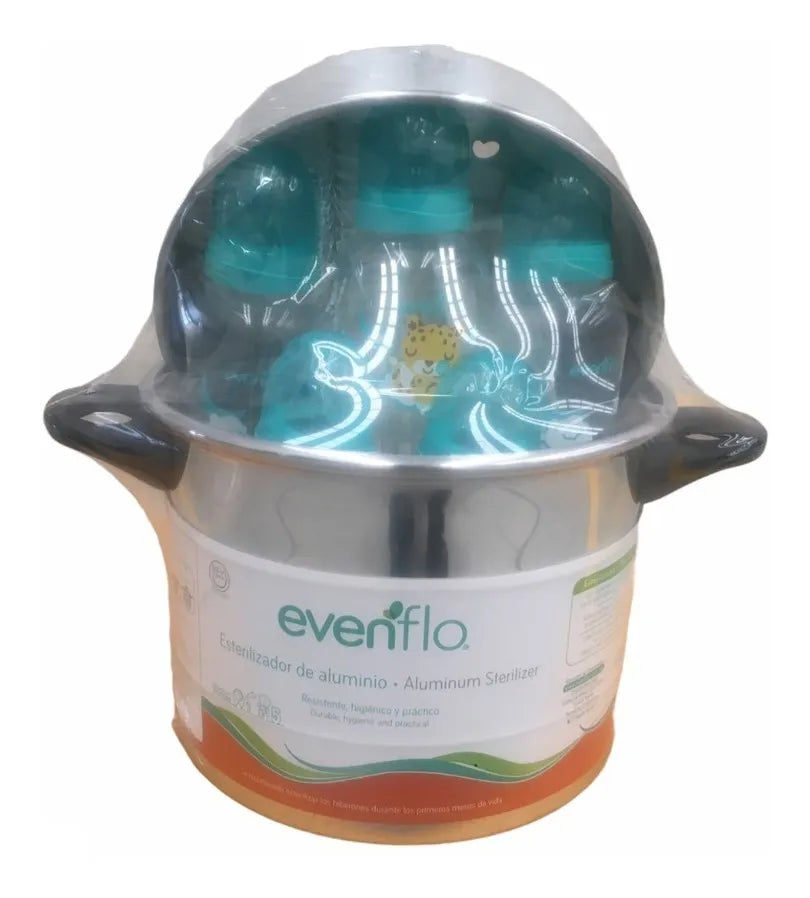 Esterilizador Aluminio Para 5 Teteros Evenflo