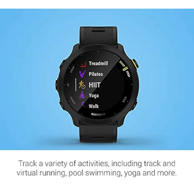 Garmin Forerunner 55 Gps Running Smartwatch, Negro