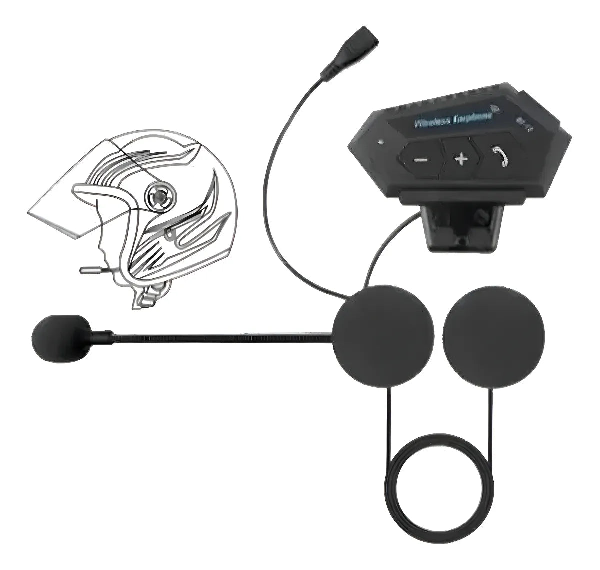 Auriculares Bluetooth 5.0 Cool Helmet Con Micrófono