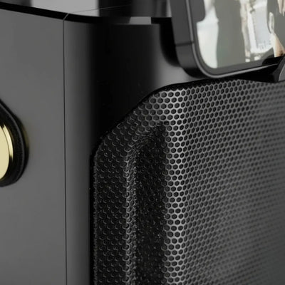 Parlante Bluetooth Karaoke Inalámbrico Con 2 Micrófonos S882 Negro
