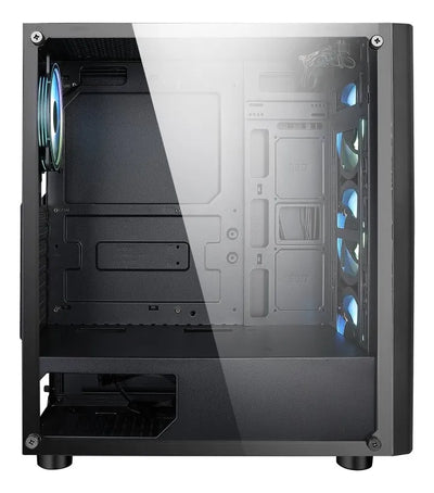 Gabinete Iceberg Crystal G9 Atx 4 Ventiladores Color Negro