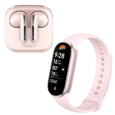 Combo Xiaomi: Smartwatch Smart Band 9 + Buds 6 Active Rosa Rosa Claro Sport Rosa Claro Rosa Claro
