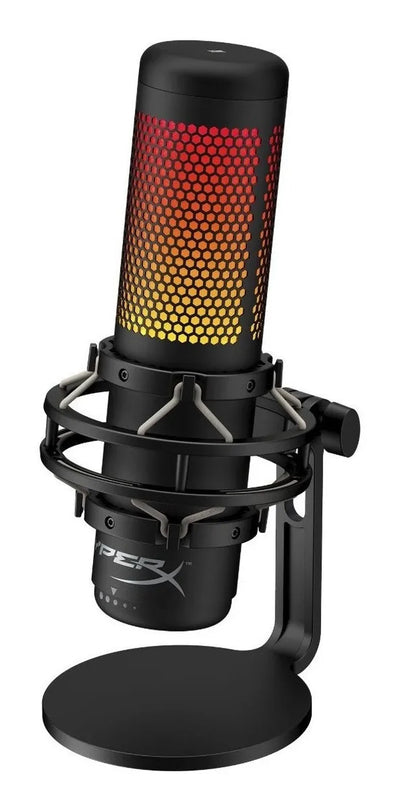 Micrófono HyperX Quadcast QuadCast S Condensador Omnidireccional color blackS