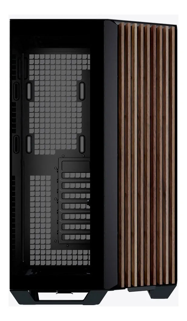 Gabinete Gamer Apnx V1 Negro Wood Maxima Calidad Alta Gama