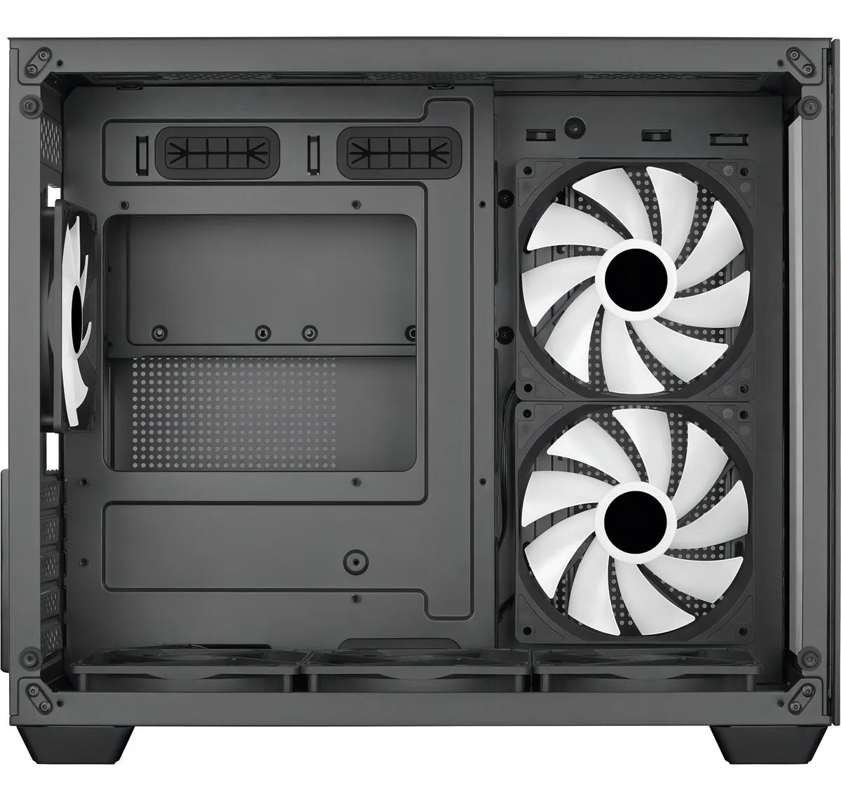 Gabinete Gamer Aerocool Dryft Negro Con 6 Ventiladores Argb Lateral
