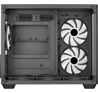 Gabinete Gamer Aerocool Dryft Negro Con 6 Ventiladores Argb Lateral