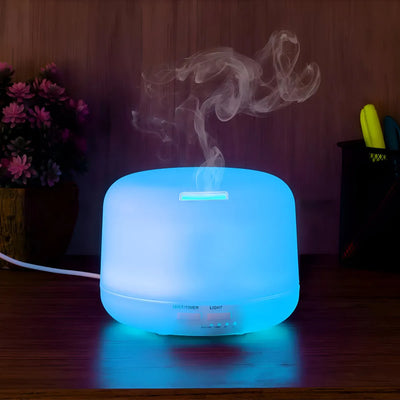 Humidificador Aromatizador Con Difusor De Aire Ultrasónico D - Blanco