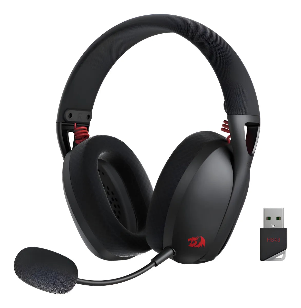 Auriculares Audifonos Inalambricos 2.4 Bt Redragon Ire Pro H Negro