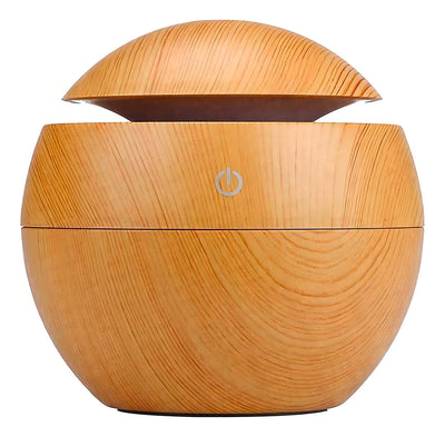 Humidificador y Aromatizador de Aire Relet Humificadores Ultrassônico USB Redondo con voltaje de marrón