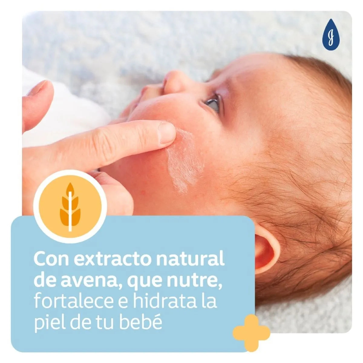 Crema Corporal Bebé Johnson's Avena 800 Ml