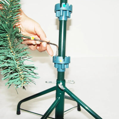 Pino Nevada Árbol De Navidad 2.25m Para Decoración Navideña Verde Claro