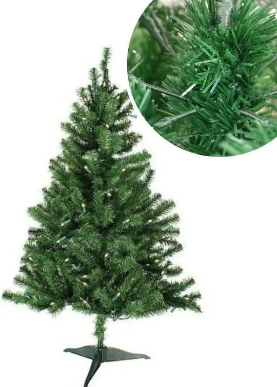 Árbol 645 Ramas 180cm Pvc Decoración Navidad Verde