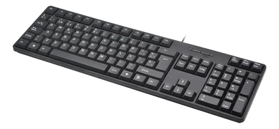 Teclado Antelope Conexión Usb Plug And Play, Tj-818 Negro