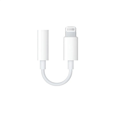 Adaptador Auriculares Para iPhone Lighting A 3.5mm Color Blanco