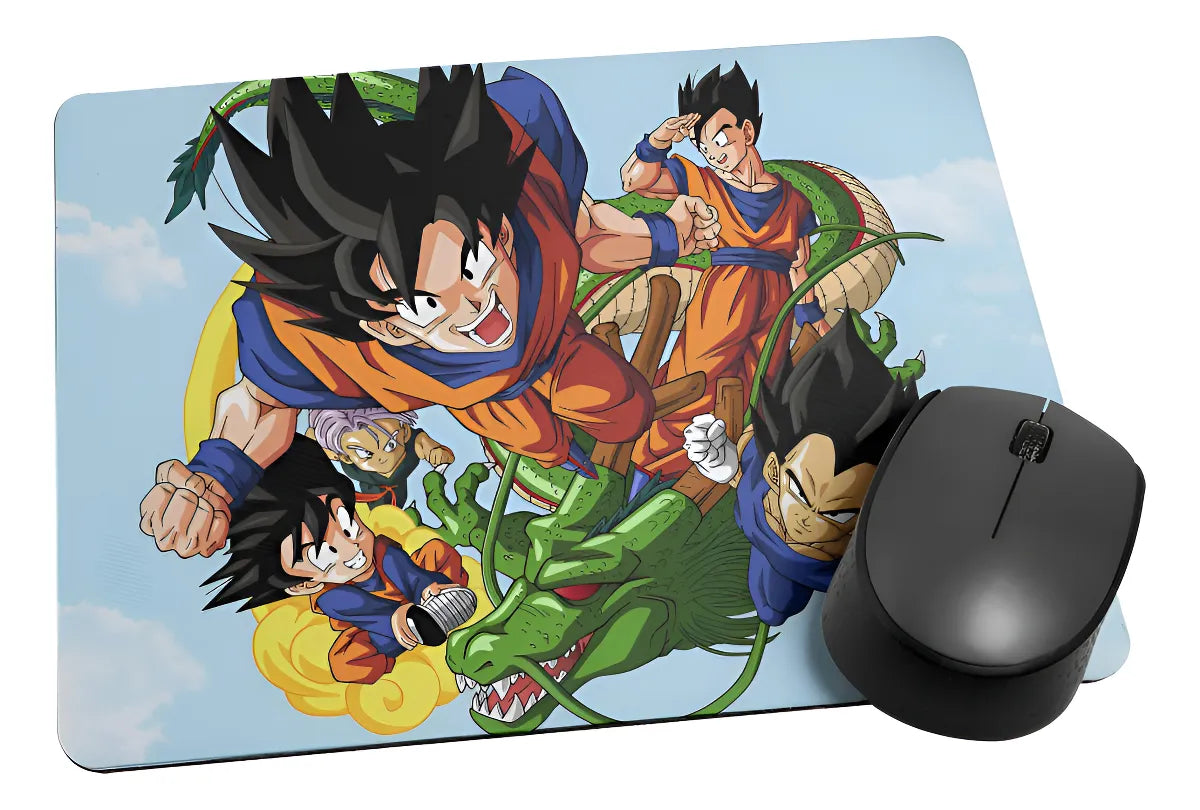 Pad Mouse Rectangular Dragon Ball - Antideslizante Variado