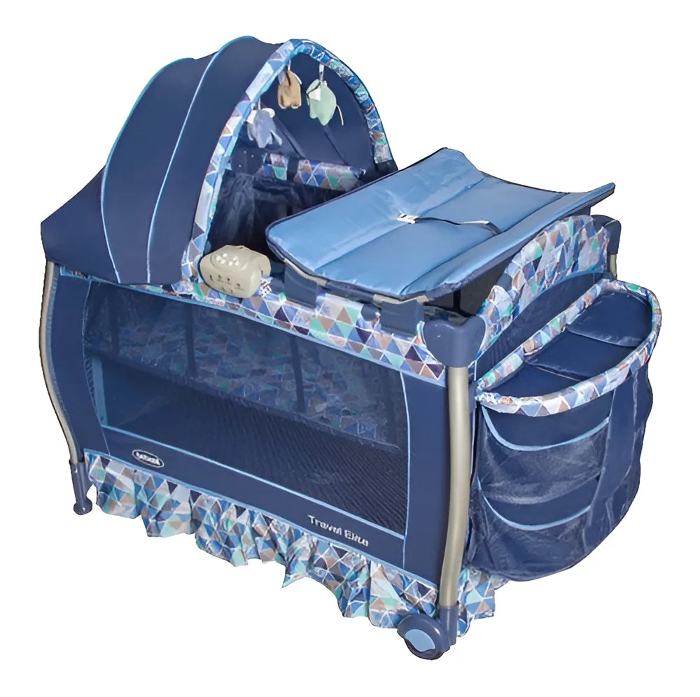 Cuna Corral Travel Elite Bebesit Color Azul