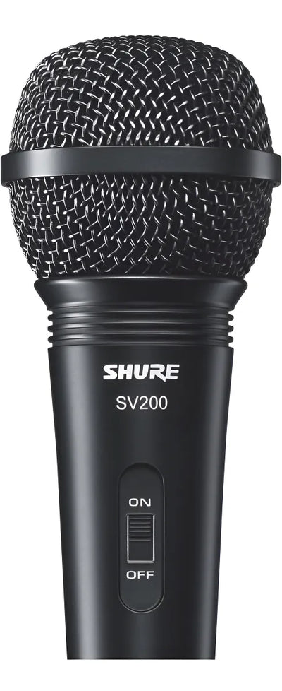 Micrófono Vocal Dinámico Shure Sv200 Color Negro