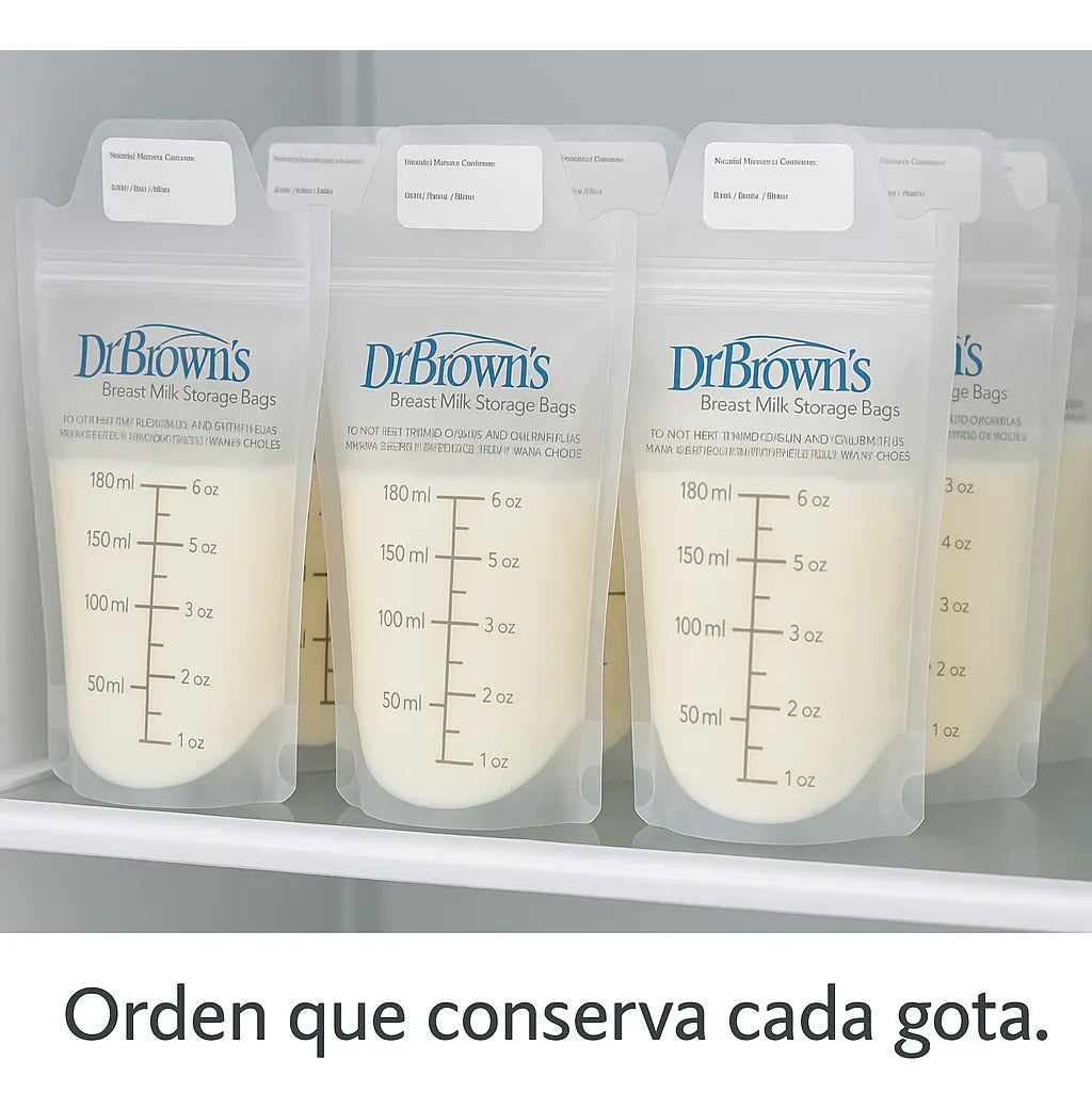 Bolsas Leche Materna 180 Ml Dr Browns 100 Unidades Sin Bpa