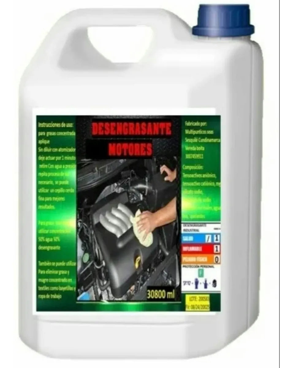 Kit Lavado En Seco Para Carros Y Limpiador Motores Ruz