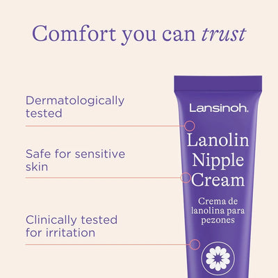 Crema Pezones Anti Grietas Lanolina Lansinoh Tubo 7gr 3 Unds Única