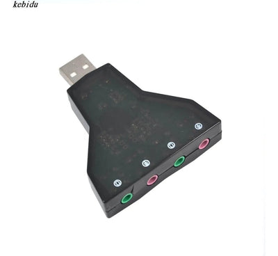 Mini Tarjeta De Audio Externo Doble Conexión, Adaptador Audi