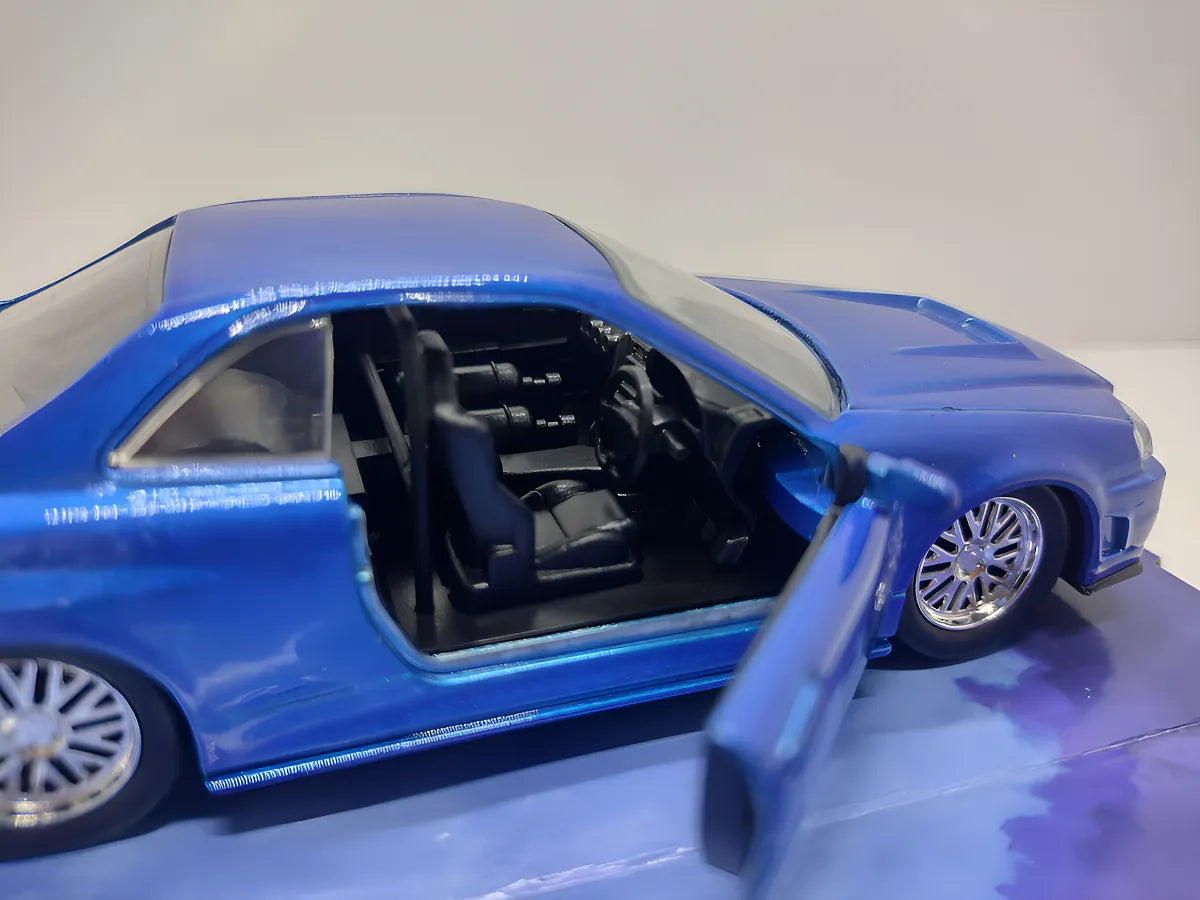 Brian´s Nissan Skyline Gt-r Rápido Y Furioso 1:32 Jada Color Azul Rey