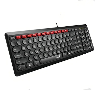 Teclado Genius Slimstar Q200 Ultra Delgado Multimedia Usb