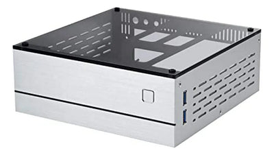 Chasis De Pc Mini-itx De Aluminio Para Htpc Con Vidrio Templ