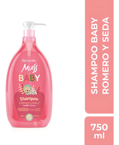 Champú Para Bebés Muss Baby Romero Cabello Oscuro 750ml