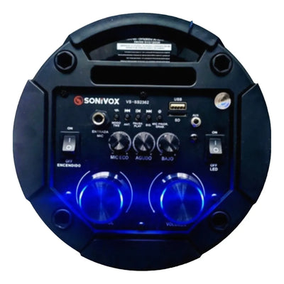 Parlante Torre De Sonido 7000w Negro