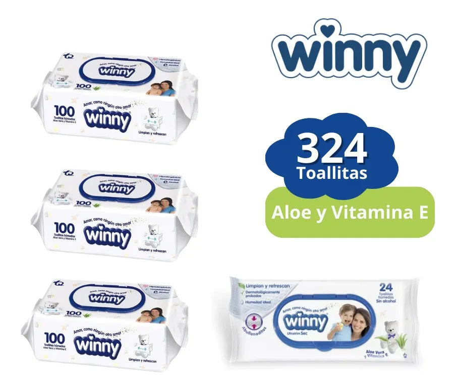 Toallitas Winny Aloe X324