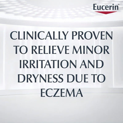 Eucerin Baby Eczema Relief Crema 226 g | Hidratante Suave Hipoalergénica Sin Fragancia Para Bebé con Piel Seca, Sensible o con Eczema | Loción Dermatológica con Avena Coloidal Que Calma, Protege y Ali