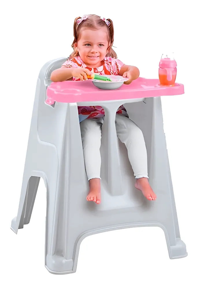 Silla Comedor Para Bebe Rimax 9022 -morado/rosado Color Morado
