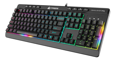 Combo Teclado Y Mouse Gamer Iceberg Demolisher Mk1 Rgb Mouse Negro Teclado Negro