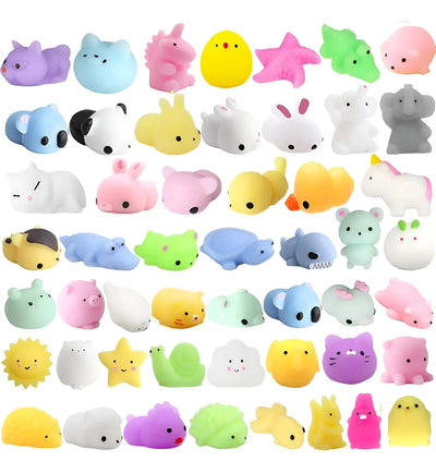 10 unidades de compresión antiestrés Squish Squishy Pets