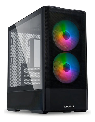 Lian Li Lancool 207 - Carcasa Compacta Para Computadora Para Juegos Atx Rgb, Paneles De Malla Optimizados Para Flujo De Aire, Chasis De Torre Con 2 X 140 Mm, Ventiladores Pwm De 2 X 120 Mm
