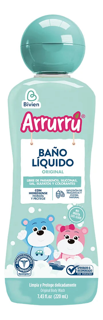 Baño Líquido Arrurrú Orig 220ml