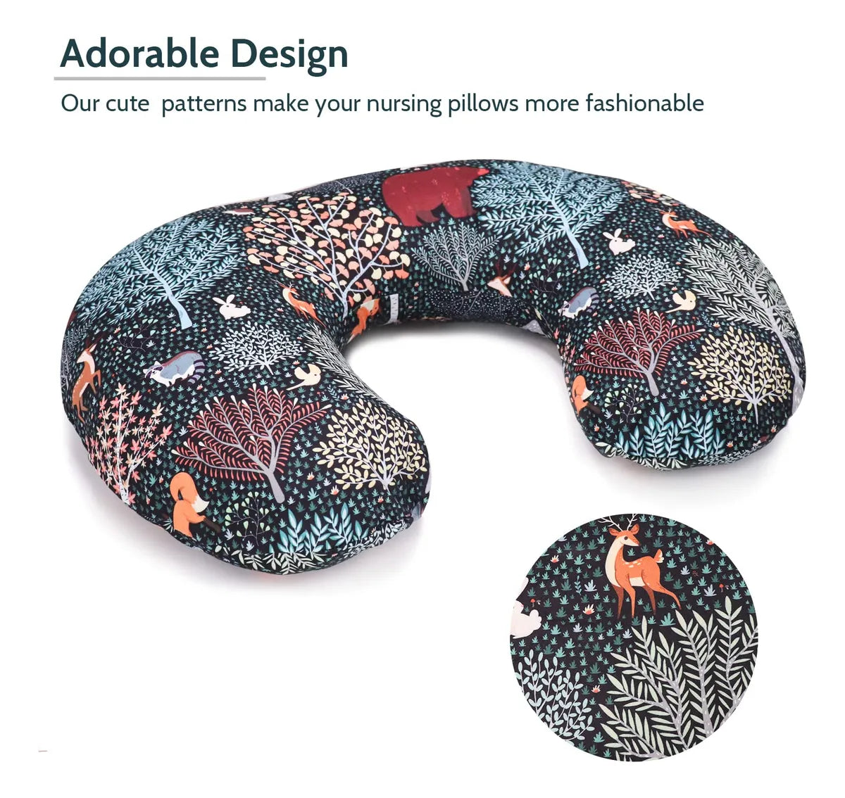 Jundetye Funda De Almohada De Lactancia Para Beb, Funda De A