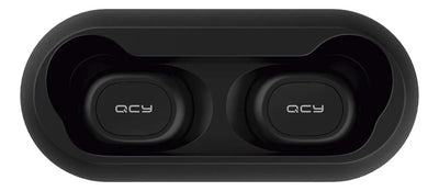 Audífonos In Ear Inalámbricos QCY T1C Auriculares Bluetooth 5.1 con Manos Libres 20 Horas Sonido Personalizado via App Diseño Ultraportátil Color Negro
