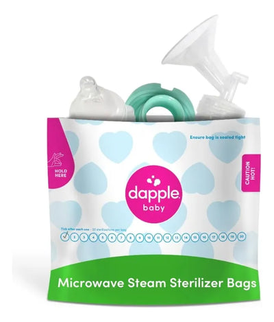 Dapple Bolsas Esterilizadoras De Microondas Para Biberones,