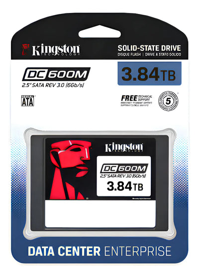 Disco sólido interno Kingston SEDC600M/3840G 3.84TB negro