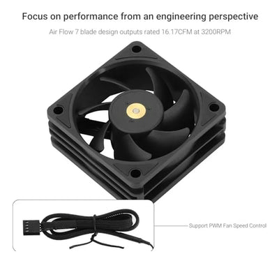 Ventilador De Cpu Thermalright Tl-b6b 6cm Silencioso - Chasi