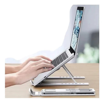 Base Notebook Plegable Elevación Regulable Disipador Calor Diseño
