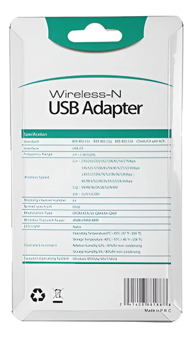 Adaptador Wifi Usb 2.0 Con Antena 270 Mbps 5dbi 802,11b/g/n