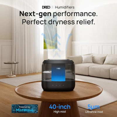 Humidificador Dreo 4l Ultra Silencioso, 36 Horas De Humedad