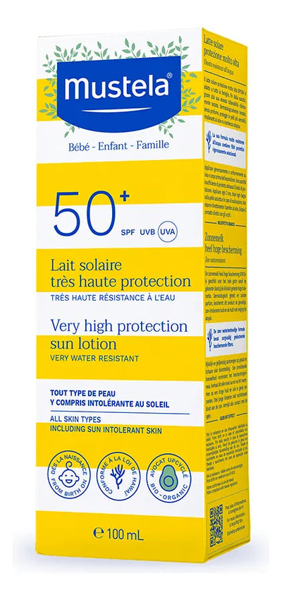 Protector Solar Spf 50+ - Mustela 100 Ml