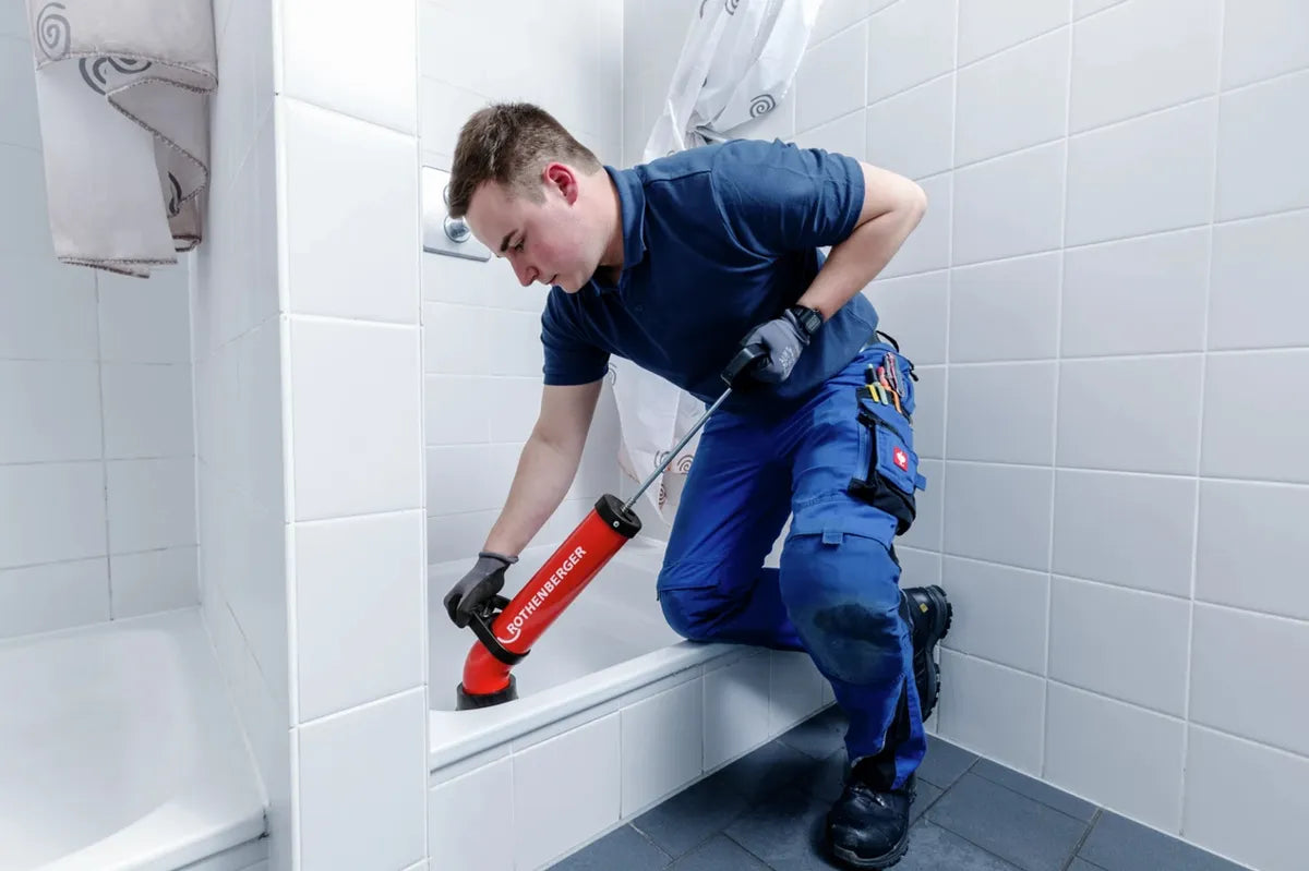 Bomba Manual Destapa Cañerías Chupa Baño Rothenberger 72070