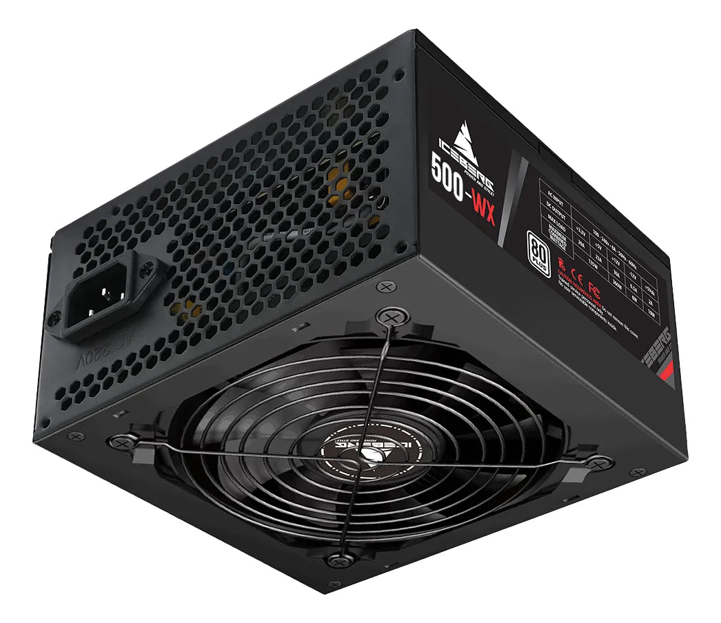 Fuente De Poder Gamer Iceberg 500 Wx Retail Real