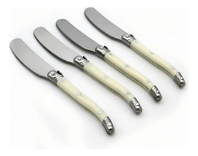Set X4 Cuchillos Mantequilla Montpellier Marfil
