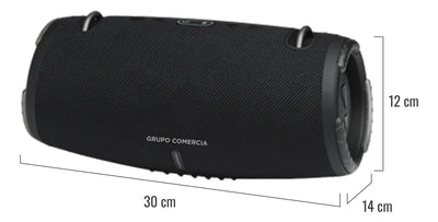 Parlante Xtreme Bluetooth Recargable Usb Mp3 Tws Potente Negro